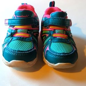 Garanimals  Girls Shoes Teal Pink Yellow White Size 3
